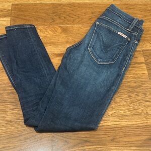 Hudson Dark Blue Women's Straight-Leg skinny Jeans 24